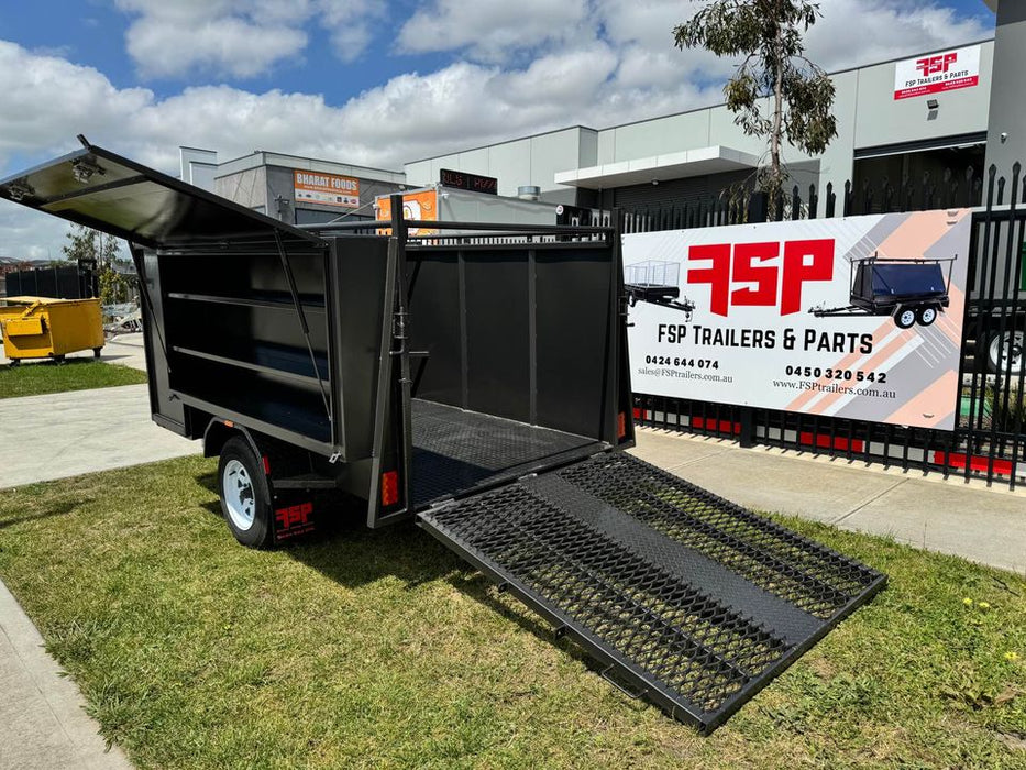 7x5 Lawn Mower Gardener Trailer 1400 kg GVM with Grip Mesh Ramp 7x5 Lawn Mower Gardener Trailer 1400 kg GVM with Grip Mesh Ramp