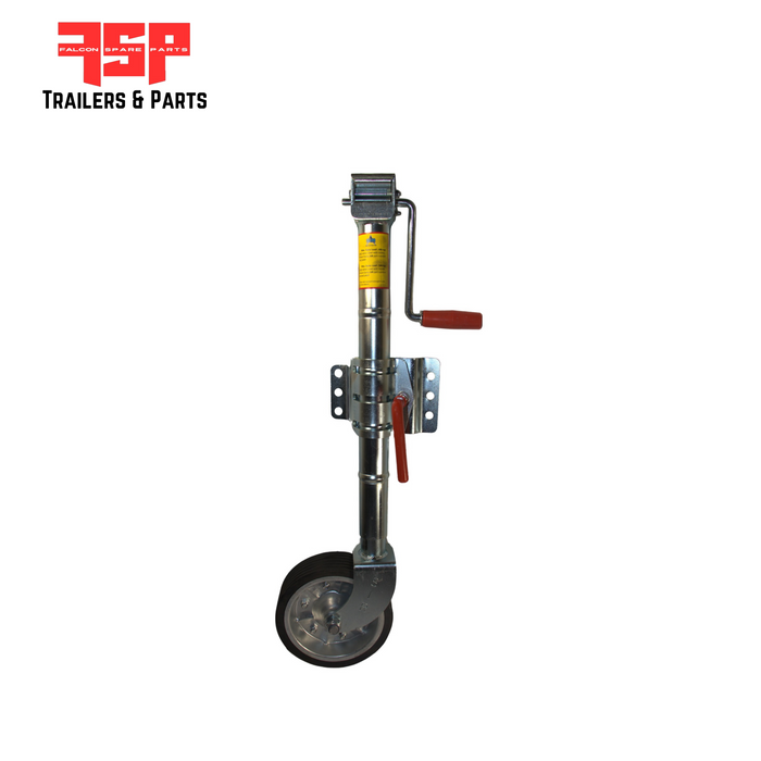 Jockey Wheel 8" Side Wind Zinc (Removable C Clamp) Jockey Wheel 8" Side Wind Zinc (Removable C Clamp)