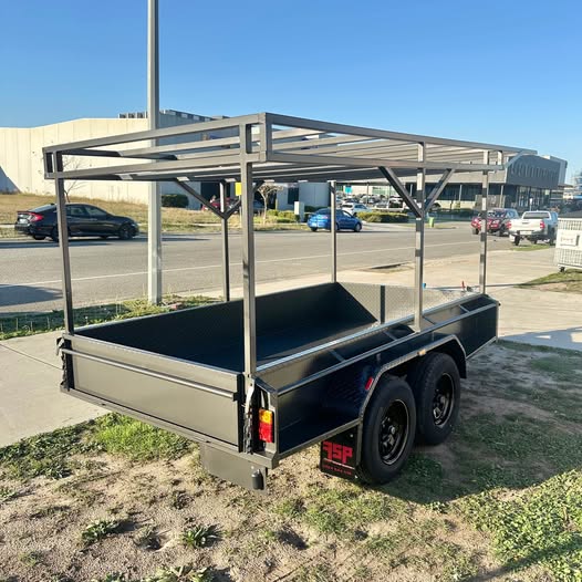 10x5 concrete tandem trailer 2 ton gvm - FSP Trailers and Parts