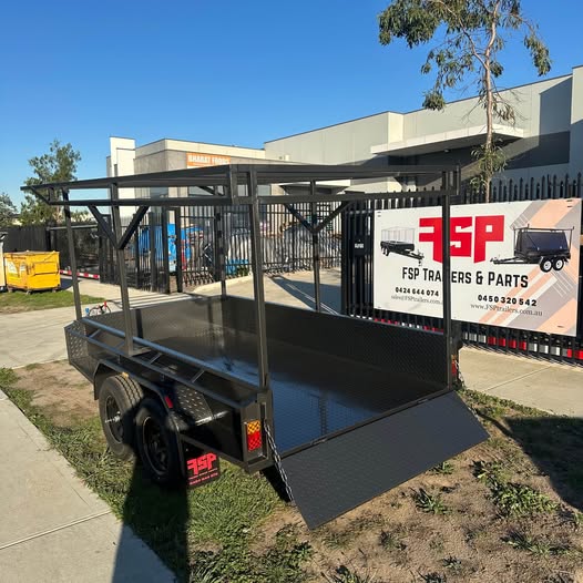 10x5 concrete tandem trailer 2 ton gvm - FSP Trailers and Parts