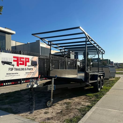 10x5 concrete tandem trailer 2 ton gvm - FSP Trailers and Parts