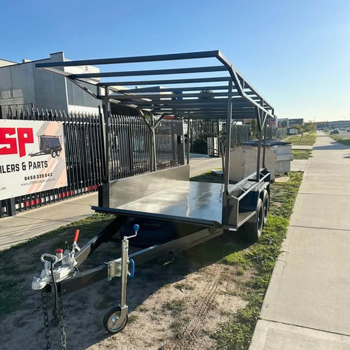 10x5 concrete tandem trailer 2 ton gvm