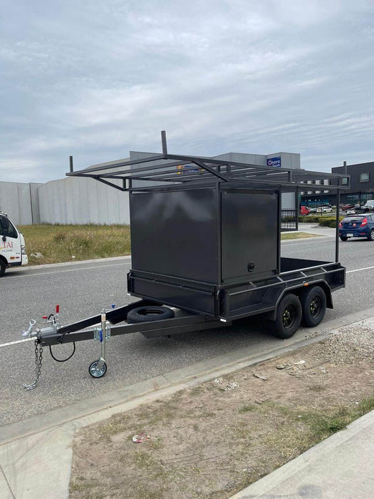 10x6 Concrete Trailer with Front Box -2 Ton GVM - FSP Trailers and Parts
