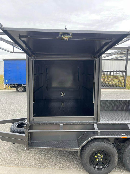 10x6 Concrete Trailer with Front Box -2 Ton GVM - FSP Trailers and Parts
