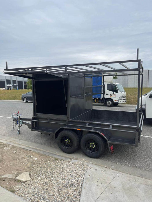 10x6 Concrete Trailer with Front Box -2 Ton GVM - FSP Trailers and Parts