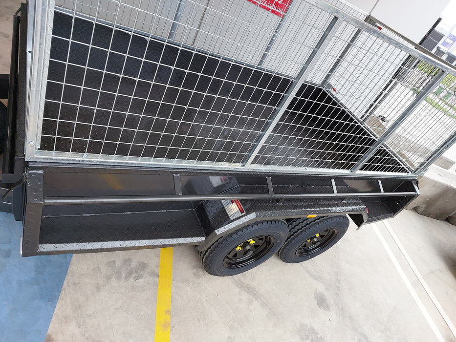 10x6 Tandem Axle Box Trailer with Cage - FSP Trailers and Parts