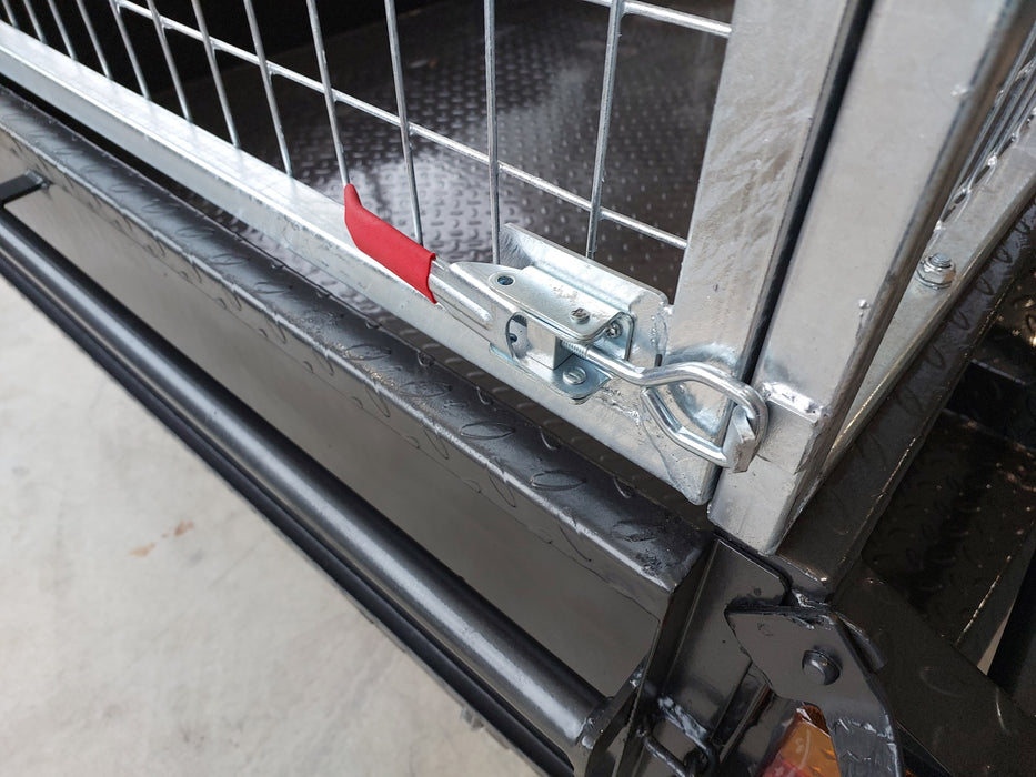 10x6 Tandem Axle Box Trailer with Cage - FSP Trailers and Parts