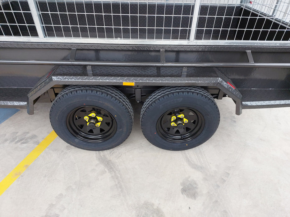 10x6 Tandem Axle Box Trailer with Cage - FSP Trailers and Parts