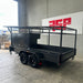 12x6 Concrete Trailer With Tool Box, Double Roof Rack, Peg Compartments - FSP Trailers and Parts