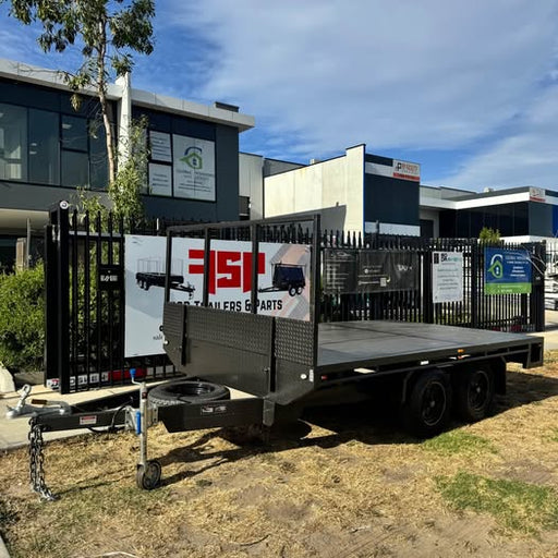 FSP 12x7 Flat Top Tandem Trailer With Headboard