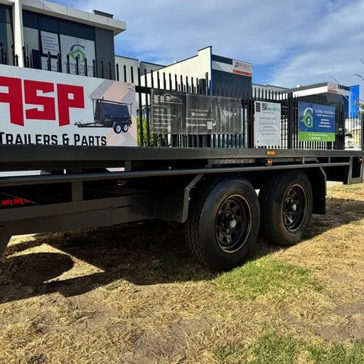 FSP 12x7 Flat Top Tandem Trailer With Headboard