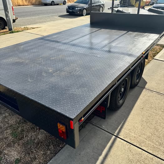 FSP 12x7 Flat Top Tandem Trailer With Headboard - FSP Trailers and Parts