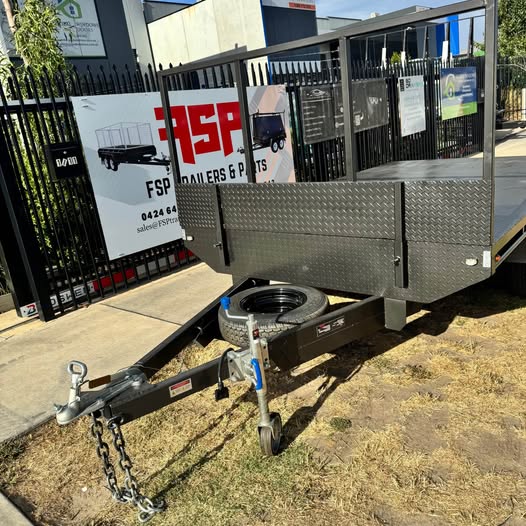FSP 12x7 Flat Top Tandem Trailer With Headboard - FSP Trailers and Parts