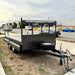 12x7 Flat Top Tandem Trailer with Sides & Headboard 3500 Kg GVM - FSP Trailers and Parts