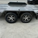 16'x6'6" Car Trailer Tandem Beaver Tail with 4 Sets of Keyhole Strips to suit Quick Lash System - FSP Trailers and Parts