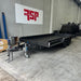 16'x6'6" Semi Flat Box Car Trailer Tandem - FSP Trailers and Parts