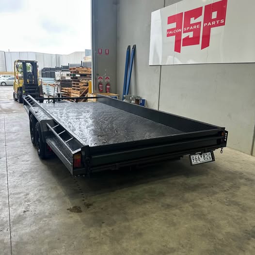 16'x6'6" Semi Flat Box Car Trailer Tandem - FSP Trailers and Parts