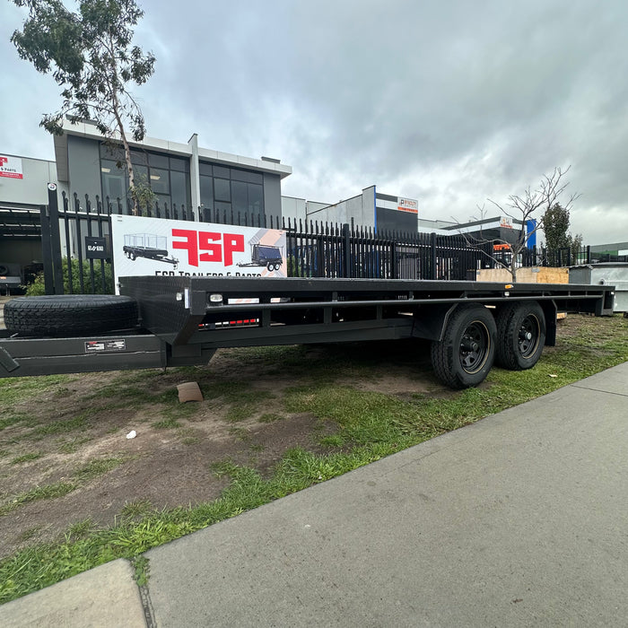 16'x8' Flat Top Tandem Trailer - FSP Trailers and Parts