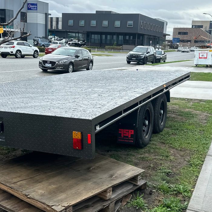 16'x8' Flat Top Tandem Trailer - FSP Trailers and Parts