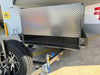 16ft Car Trailer - Removable Sides & Mesh Cage, Checker Front Board - FSP Trailers and Parts