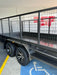 16ft Car Trailer - Removable Sides & Mesh Cage, Checker Front Board - FSP Trailers and Parts