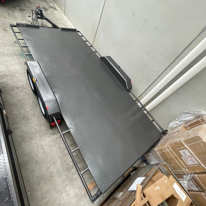 16ft Semi Flat Car Trailer - FSP Trailers and Parts
