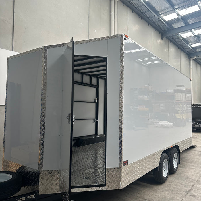 17ft Enclosed car trailer- 7ft high roof - FSP Trailers and Parts