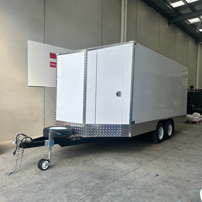 17ft Enclosed car trailer- 7ft high roof - FSP Trailers and Parts