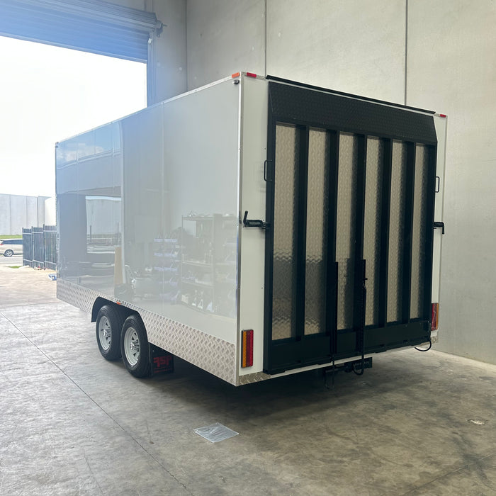17ft Enclosed car trailer- 7ft high roof - FSP Trailers and Parts