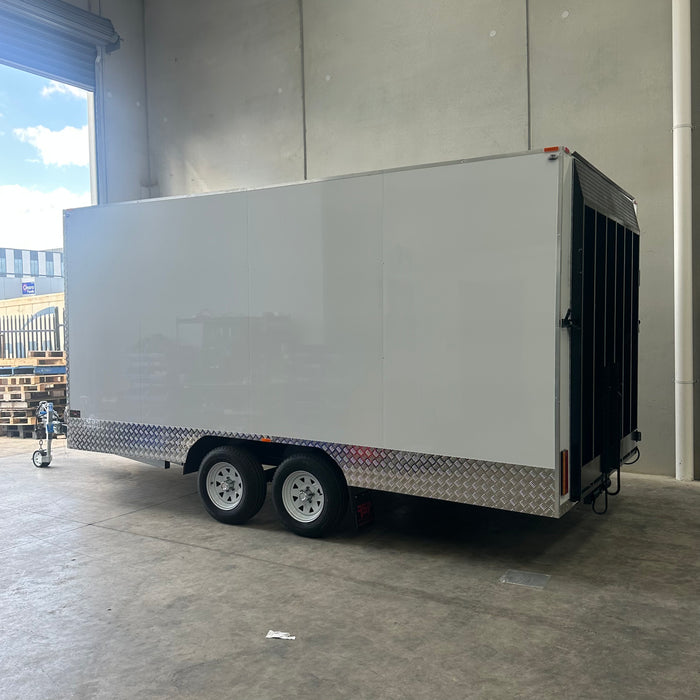 17ft Enclosed car trailer- 7ft high roof - FSP Trailers and Parts