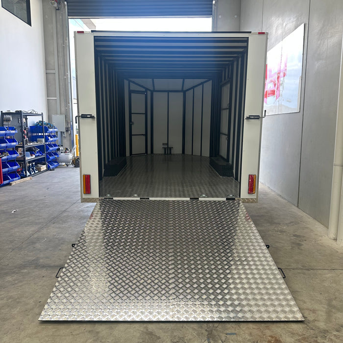17ft Enclosed car trailer- 7ft high roof - FSP Trailers and Parts