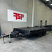 16x8 (4.8mx2.4m) Flat Top Tandem Trailer with Headboard, Removable Sides, Tool Box
