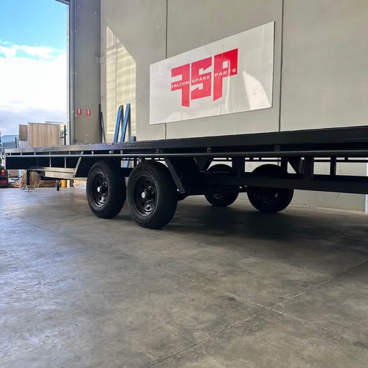 23'x8' (7m x 2.4m) Flat Top Tandem Trailer - FSP Trailers and Parts