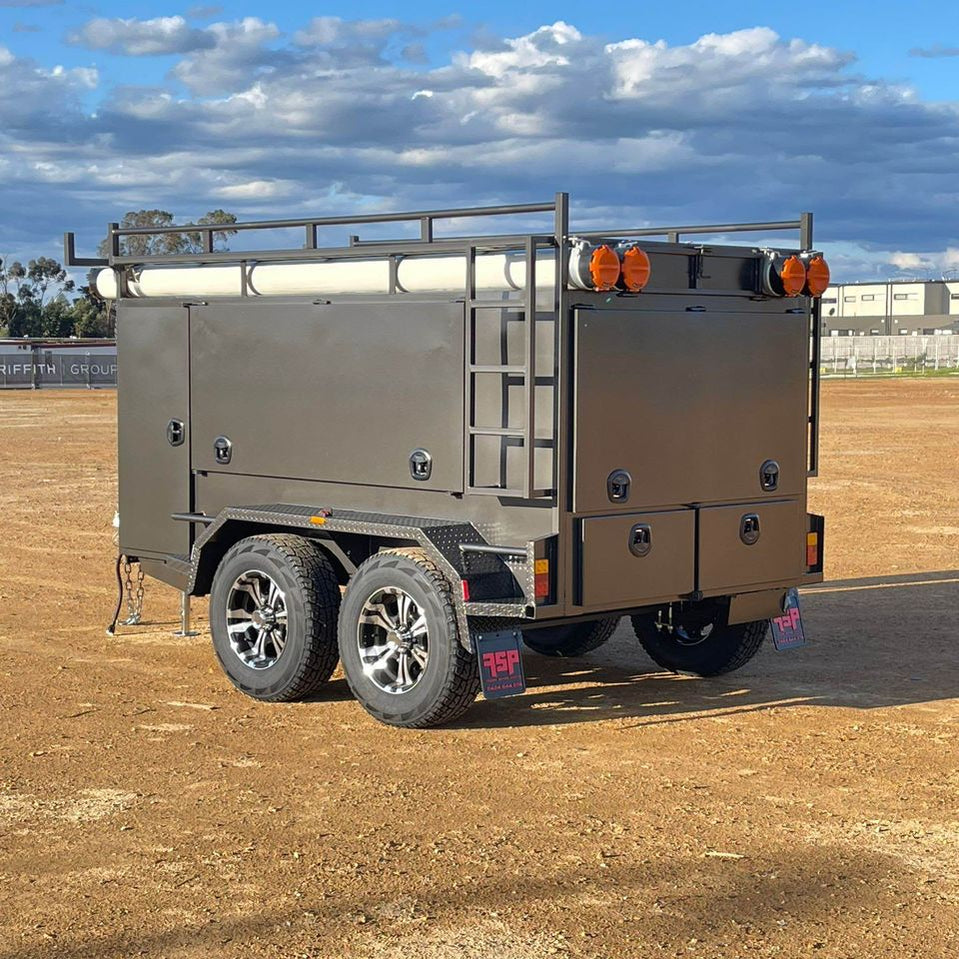 8x5 Single Piece Square Top Tradesman Trailer with Alloy Wheels 2800 K ...