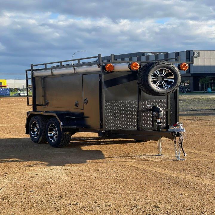8x5 Single Piece Square Top Tradesman Trailer with Alloy Wheels 2800 K ...
