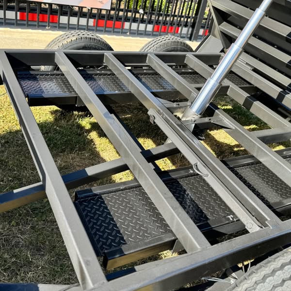 8x6 tipper trailer high sides with excavator use upgrades - 2.8 t gvm