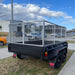 10x6 Tipper Tandem Trailer with Ramps, 900mm Cage