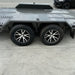 16'x6'6" Car Trailer Tandem Beaver Tail with 4 Sets of Keyhole Strips to suit Quick Lash System