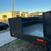 12x7 Flat Top Tipper Trailer 800mm Foldable & Removable Sides