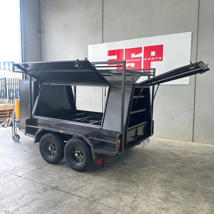 8x5 Tradesman Trailer with Full Length Drawers & Shelves