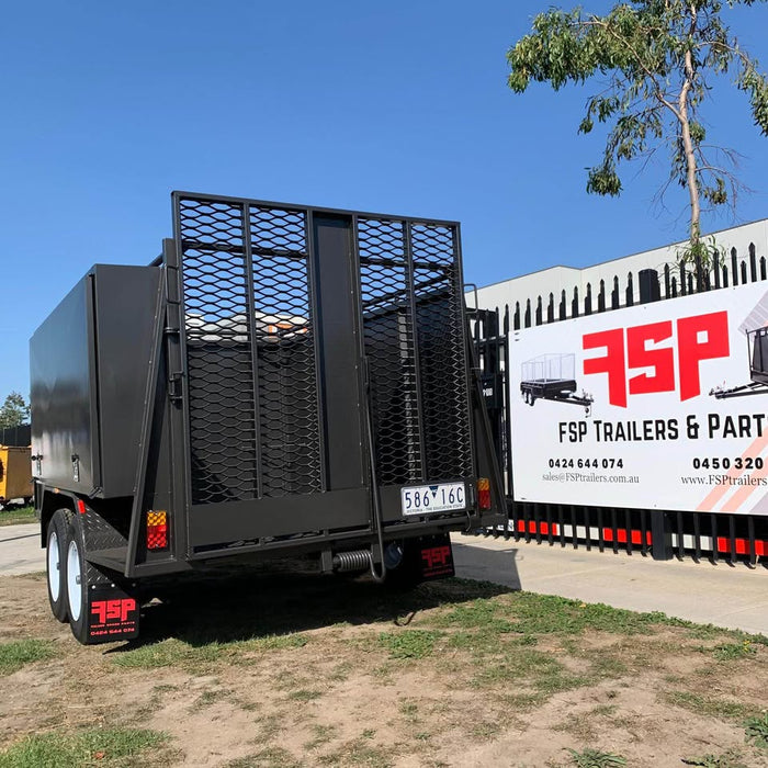 2025 'FSP' 8x5 extra heavy-duty lawn mower trailer with ramps, 2 ton gvm