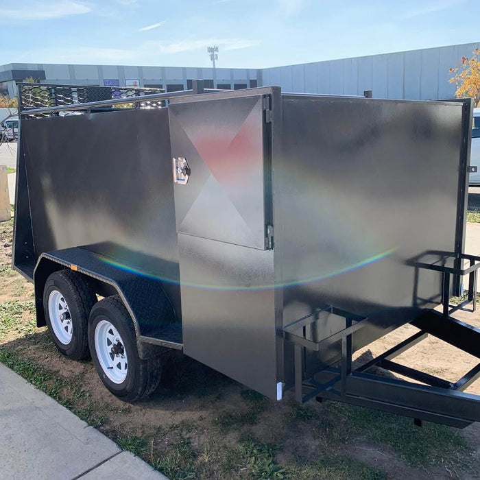 2025 'FSP' 8x5 extra heavy-duty lawn mower trailer with ramps, 2 ton gvm