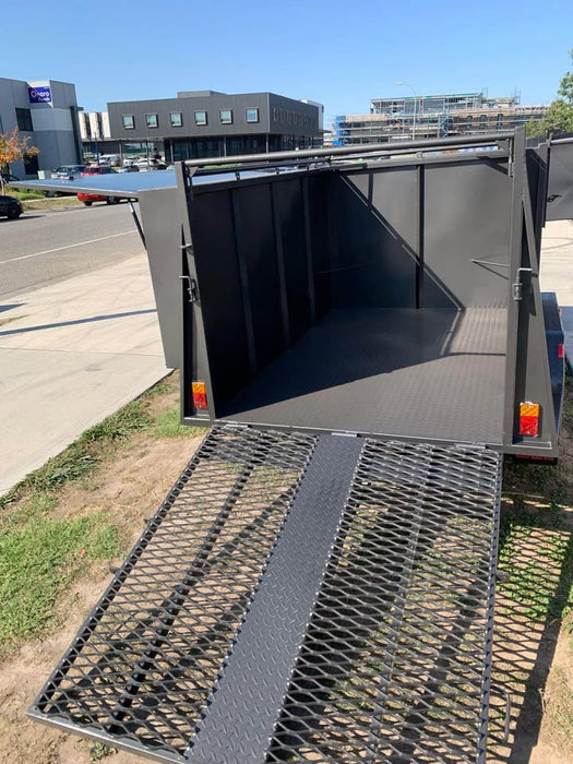 2025 'FSP' 8x5 extra heavy-duty lawn mower trailer with ramps, 2 ton gvm