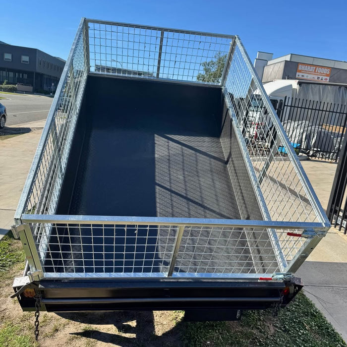 8x5 Tipper Trailer with 600mm Cage