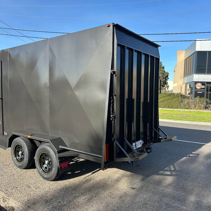 14x6 Enclosed Trailer with Side Door 7' high -3.2 t GVM