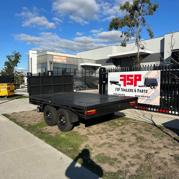 2025 'FSP' 12x7 flat top tipper trailer - 3.5 t gvm