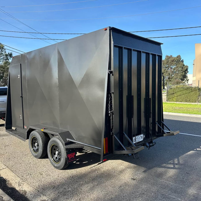 14x6 Enclosed Trailer with Side Door 7' high -3.2 t GVM