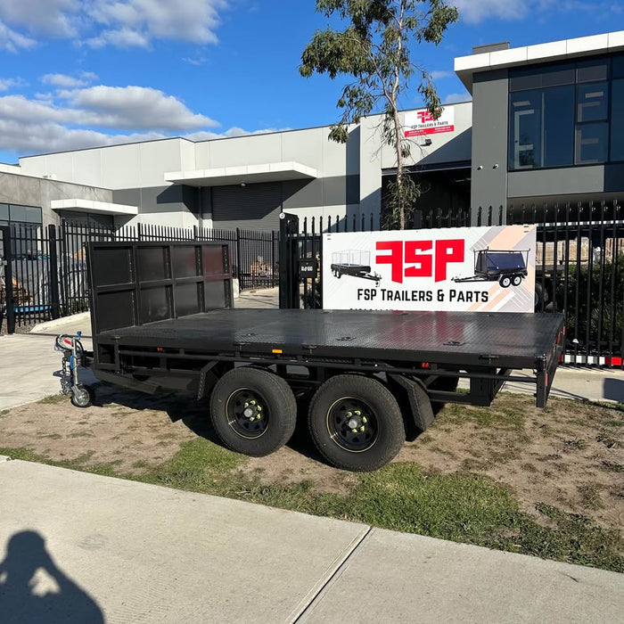 2025 'FSP' 12x7 flat top tipper trailer - 3.5 t gvm