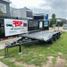 4.2m x 1.98m Semi Flat Tri-Axle Trailer with Removable Guards
