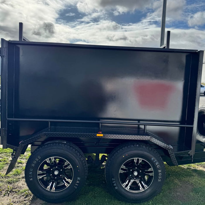 8x5 Tipper Tandem Trailer 1.3 m High Sides